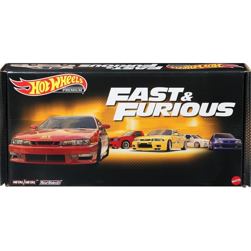 Hot Wheels Premium Fast and Furious 5 Car Set Diecast Collector's Edition - NEW